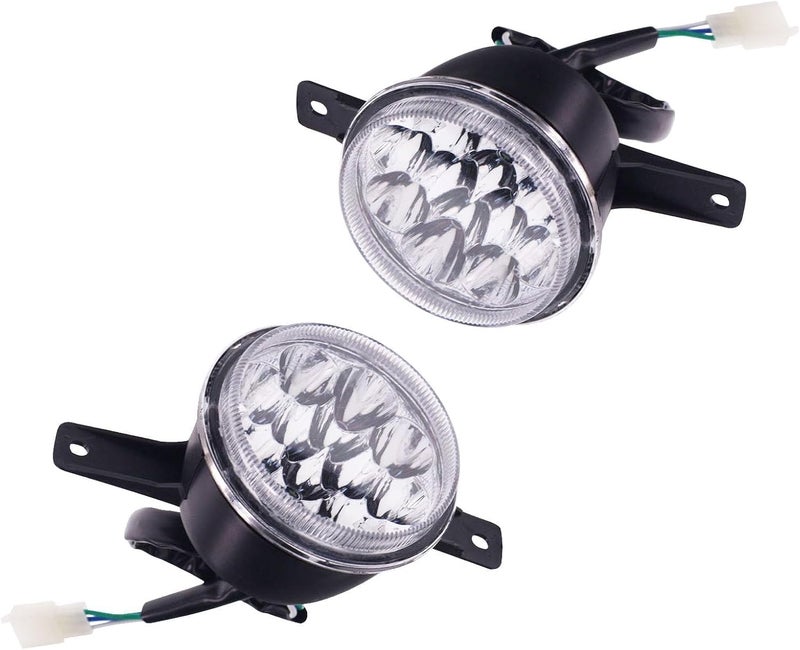 PRO BAT 12V 3 Wrie LED Front Headlight Head Light Lamp for ATV Quad 110cc 125cc 150cc 200cc 250cc Taotao Coolster Gokart Buggy Pack of 2 - Image 3